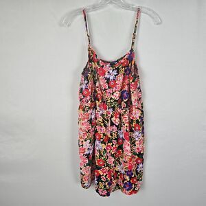 SHEIN Floral Jumpsuit - Black, Red, Pink, Purple